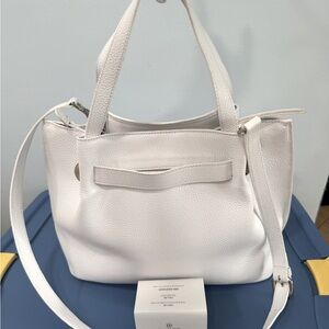 Daniella Ortiz White Leather Bag. Brand New!